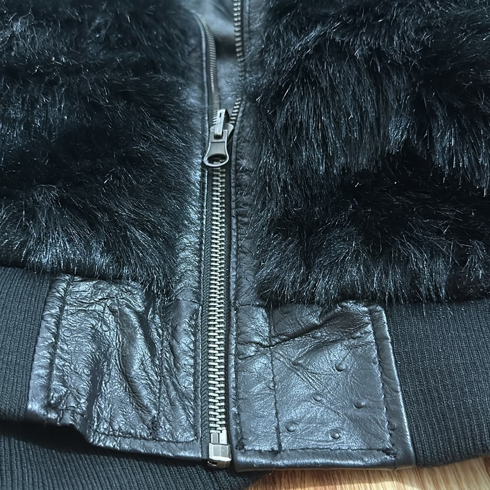 Excelled Leather Reversible Faux Fur & Leather Coat size 4X - Picture 9 of 15